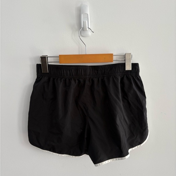 Victoria's Secret Black Athletic Shorts with White Trim - Picture 2 of 3